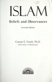 Cover of: Islam: beliefs and observances