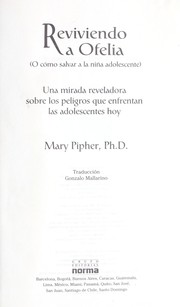 Cover of: Reviviendo a Ofelia by Mary Pipher