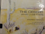 Cover of: The desert: what lives there.