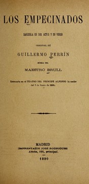 Cover of: Los empecinados: zarzuela en dos actos y en verso