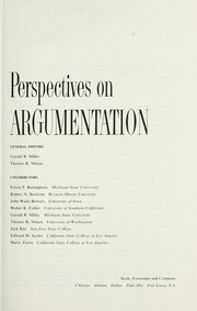 Cover of: Perspectives on argumentation.
