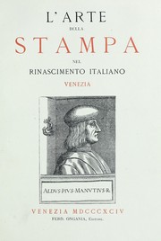 L'arte della stampa nel rinascimento italiano: Venezia by Carlo Castellani