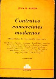 Cover of: Contratos comerciales modernos: modalidades de contratación empresaria