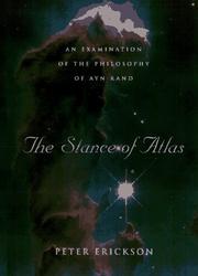 Cover of: The stance of Atlas: an examination of the philosophy of Ayn Rand