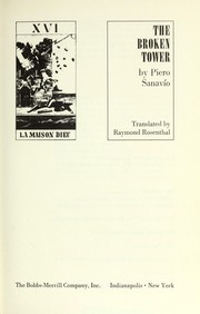 Cover of: The broken tower.