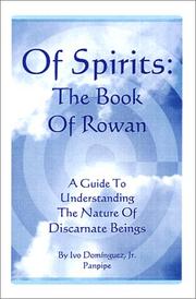Cover of: Of Spirits: The Book Of Rowan