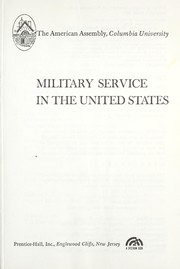 Cover of: Military service in the United States