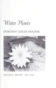 Cover of: Water plants by Dorothy Childs Hogner