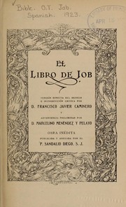 Cover of: El libro de Job