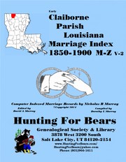 Cover of: Claiborne Par LA Marriage Index Vol 2 1850-1900