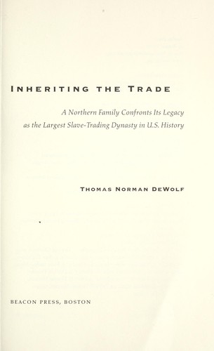 Inheriting the trade by Thomas Norman DeWolf