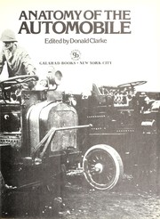 Cover of: Anatomy of the automobile