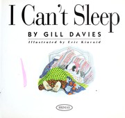 Cover of: I Can't Sleep by Gill Davies