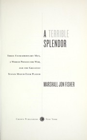 Cover of: A terrible splendor by Marshall Fisher