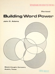 Cover of: Building Word Power by John C. Adams