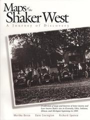 Cover of: Maps of the Shaker west by Martha Boice