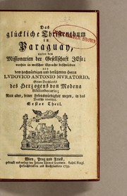 Cover of: Das glückliche Christenthum in Paraguay unter den Missionarien der Gesellschaft Jesu