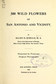 Cover of: 500 wild flowers of San Antonio and vicinity by Ellen Schulz Quillin