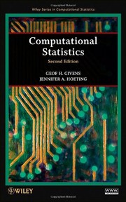 Cover of: Computational statistics | Geof H. Givens