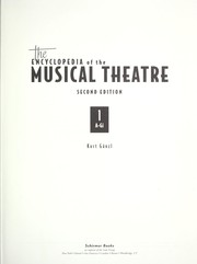 Cover of: The encyclopedia of the musical theatre