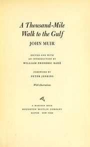 Cover of: A thousand-mile walk to the Gulf by John Muir