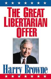 Cover of: The Great Libertarian Offer