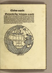 Cover of: Globus mundi by Martin Waldseemüller