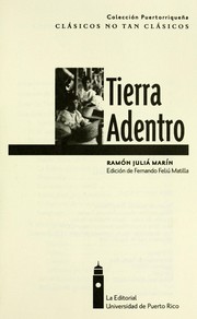 Cover of: Tierra adentro