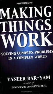 Cover of: Making Things Work by Yaneer Bar-Yam