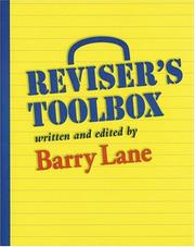 Cover of: The Reviser's Toolbox by Barry Lane