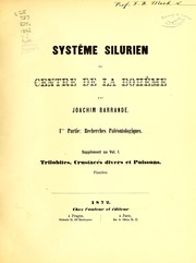 Cover of: Systême silurien du centre de la Bohême