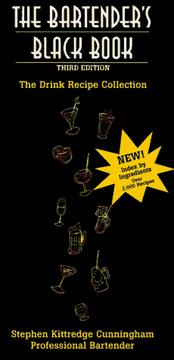 Cover of: The Bartender's Black Book by Stephen Kittredge Cunningham