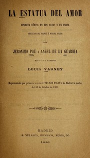 Cover of: La estatua del amor: opereta co mica en dos actos y en prosa