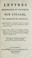 Cover of: Lettres historiques et critiques sur l'Italie
