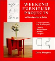 Cover of: Weekend Furniture Projects