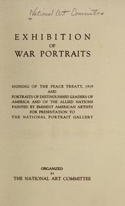 Cover of: Exhibition of war portraits by National Art Committee.