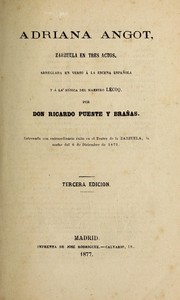 Cover of: Adriana Angot: zarzuela en tres actos
