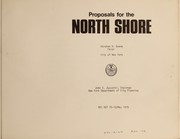 Cover of: Proposals for the North Shore
