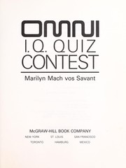 Author: Vos Savant, Marilyn