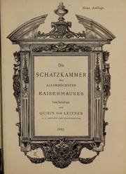 Cover of: Die Schatzkammer des Allerhöchsten Kaiserhauses
