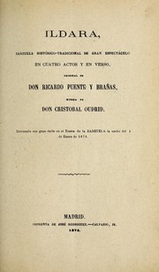 Cover of: Ildara: zarzuela histo rico-tradicional de gran especta culo en cuatro actos y en verso