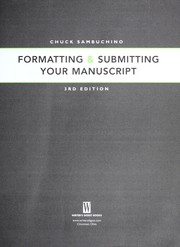 Cover of: Formatting & submitting your manuscript