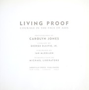 Cover of: Living proof: courage in the face of AIDS