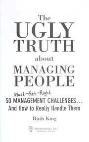Cover of: The ugly truth about managing people