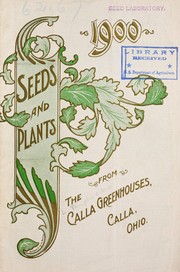 Cover of: Seeds and plants: 1900