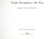 Cover of: Yacht navigation-- my way by J. O. Coote