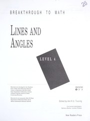 Cover of: Lines and Angles (Breakthrough to Math, Level Four, Book 1)