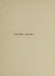 Cover of: Gaudier-Brzeska