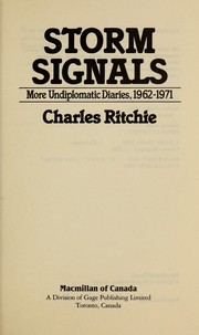 Cover of: Storm signals : more undiplomatic diaries, 1962-1971 by 