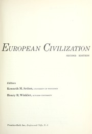 Cover of: Great problems in European civilization.